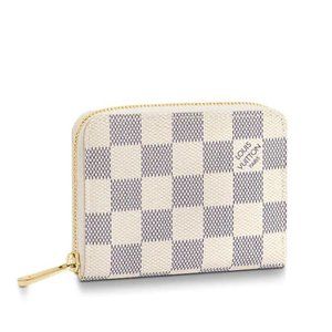 Louis Vuitton Checkered Zippy Coin Purse NEW